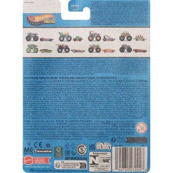 Mattel Hot Wheels Monster Truck & Car, 1:64 Scale Die-Cast Truck & Car (2 Vehicles) Hotweiler GRH81 / JCG33 194735270248