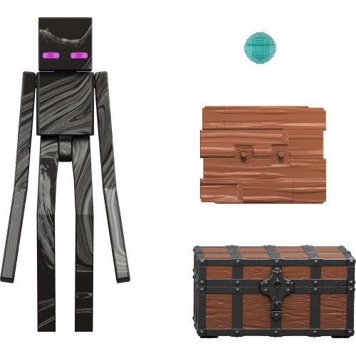 Mattel Minecraft Enderman Action Figure & Accessories, Toy Set Inspired By A Movie JFR44 / JFR61 194735304349
