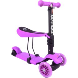 ΑΘΛΟΠΑΙΔΙΑ 3 in 1 - Purple Skateboard 002.61211/PU 9985777005261