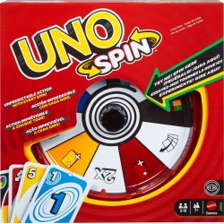 Mattel Uno Spin Επιτραπέζιο Παιχνίδι Καρτών  JGR00 194735320271
