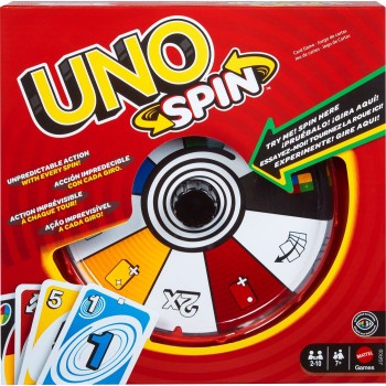 Mattel Uno Spin Επιτραπέζιο Παιχνίδι Καρτών  JGR00 194735320271