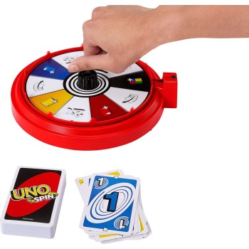 Mattel Uno Spin Επιτραπέζιο Παιχνίδι Καρτών  JGR00 194735320271