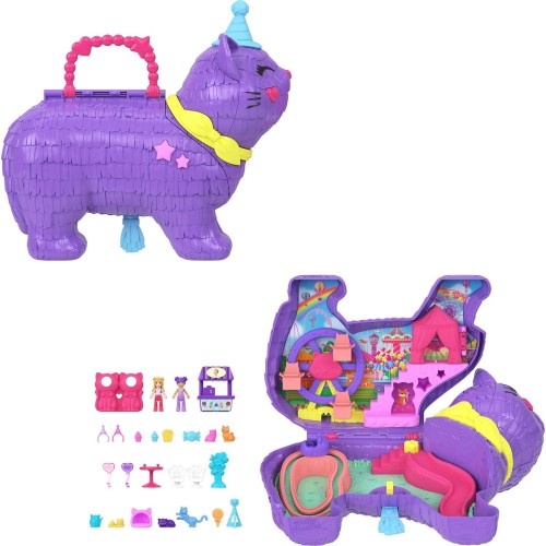 Mattel Polly Pocket Polly Mini - Πινιατα Γατουλα Σετ Παιχνιδιών JFT90 194735305636