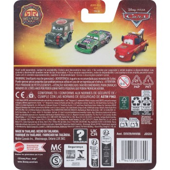 Mattel Disney Cars Disney Pixar Cars Disney And Pixar Cars 1:55 Scale Die-Cast Vehicles Race & Rescue Lightning Mcqueen DXV29 / 