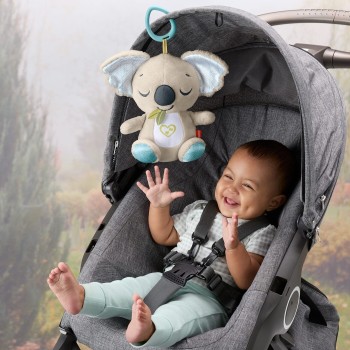 Mattel Fisher-price On-the-go Koala Soother Toy, Plush Portable Sound Machine for Newborns JBD65 194735257997
