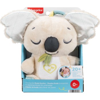 Mattel Fisher-price On-the-go Koala Soother Toy, Plush Portable Sound Machine for Newborns JBD65 194735257997