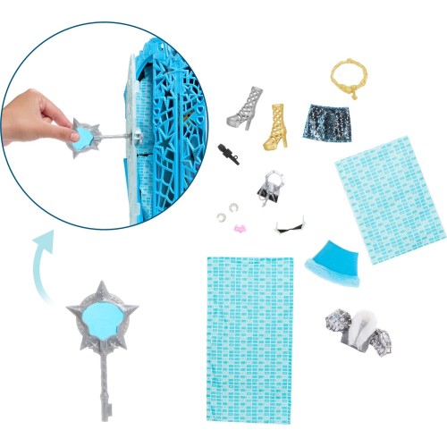 Mattel Monster High Skulltimate Secrets Hauntlywood Mysteries Doll, Frankie Stein With 19+ Surprises JBG81 194735259953