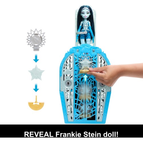 Mattel Monster High Skulltimate Secrets Hauntlywood Mysteries Doll, Frankie Stein With 19+ Surprises JBG81 194735259953