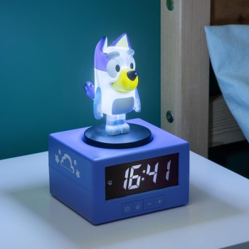 Bluey Paladone Alarm Clock, Blue, Small 105031 5056577751444