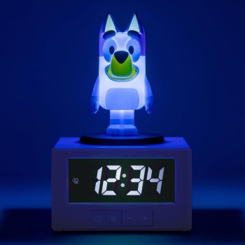 Bluey Paladone Alarm Clock, Blue, Small 105031 5056577751444