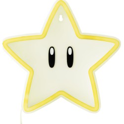 Paladone: Super Mario - Super Star Wall Mountable LED Neon Light (PP14711NNVN) 104532 5056577757736