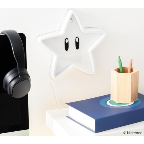 Paladone: Super Mario - Super Star Wall Mountable LED Neon Light (PP14711NNVN) 104532 5056577757736