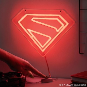Paladone DC Superman Dc: Superman - Wall Mountable Led Neon Παιδικό Διακοσμητικό Φωτιστικό Neon 104531 5056577754476