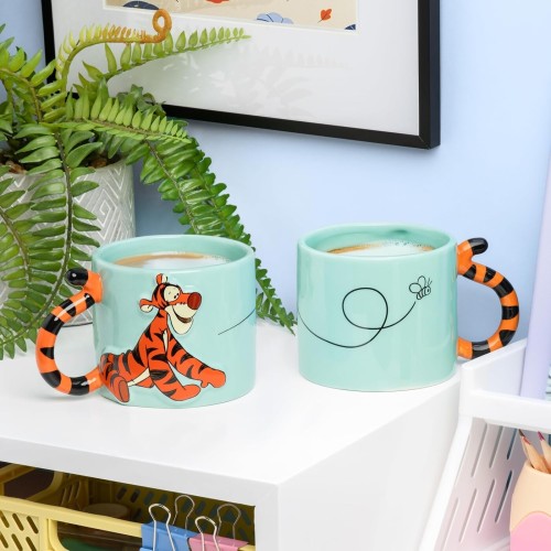 Paladone Disney Winnie the Pooh Tigger Tail Large Ceramic Mug, Officially Licensed Winnie The Poo 104526 5056577755763