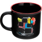 paladone pennywise tv screen heat  mug, 350ml officially licensed it the mo 104521 5056577756272