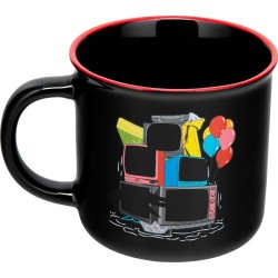 paladone pennywise tv screen heat  mug, 350ml officially licensed it the mo 104521 5056577756272