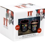 paladone pennywise tv screen heat  mug, 350ml officially licensed it the mo 104521 5056577756272