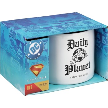 DC Superman paladone superman daily  mug, officially licensed 400ml dc comics superhero 104511 5056577757002