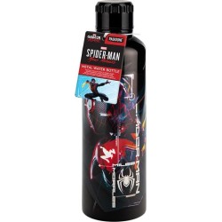 Paladone Marvel Avengers Miles Morales Spider-Man Metal Water Bottle, Officially Licensed M 104483 5056577754988