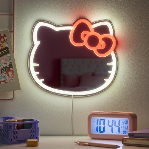 Paladone Hello Kitty Wall Mountable Led Neon Mirror Παιδικό Φωτιστικό (Pp14620hkvn) 104466 5056577755992