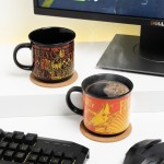 paladone fortnite peely and fishstick heat  mug 350ml, officially licensed  104460 5056577756647