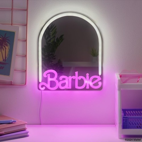 Paladone Barbie - Wall Mountable Led Neon Mirror Φωτιστικό (Pp14619brvn) 104444 5056577755985