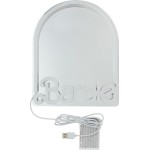 paladone barbie led neon light up wall mirror, officially licensed  home an 104444 5056577755985