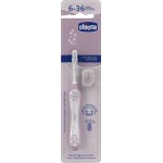 Chicco οδοντόβουρτσα ροζ-λιλά για 6-36 μηνών L80-12081-00 8058664174683
