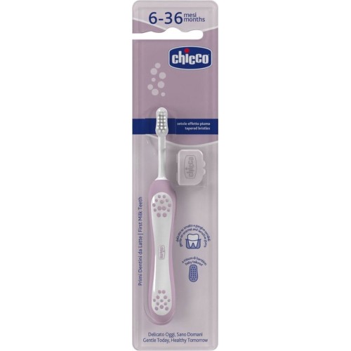 Chicco οδοντόβουρτσα ροζ-λιλά για 6-36 μηνών L80-12081-00 8058664174683