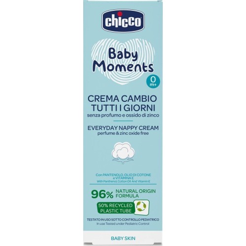 Chicco baby moments κρέμα συγκάματος καθημερινής χρήσης 100ml L60-11641-00 8058664168477