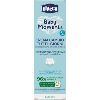 Chicco baby moments κρέμα συγκάματος καθημερινής χρήσης 100ml L60-11641-00 8058664168477