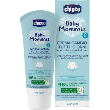 Chicco baby moments κρέμα συγκάματος καθημερινής χρήσης 100ml L60-11641-00 8058664168477