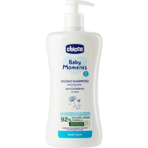 Chicco baby moments αφρόλουτρο and σαμπουάν 500ml L40-10591-00 8058664138425
