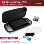 nacon 3-pack for switch 2 | 1 hard case | 1 screen protector | game storage box r  3665962028331