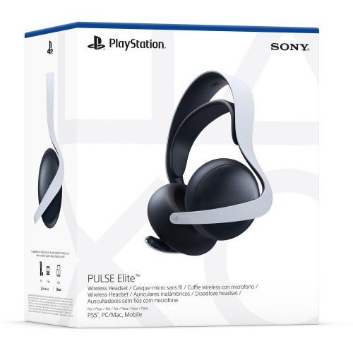 PS5 Sony Pulse Elite Ασύρματο Over Ear Gaming Headset Με Σύνδεση Bluetooth Λευκό  711719572985