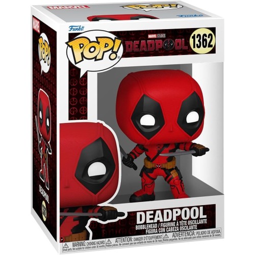 Funko Marvel Avengers Pop! Marvel: Deadpool And Wolverine - Deadpool N.1362 Bobble-Head 092467 889698797665