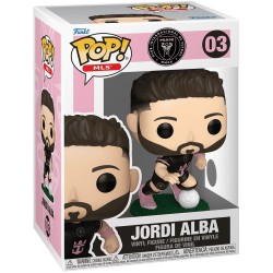 Funko Pop! MLS: Inter Miami - Jordi Alba (Away) N.03Vinyl Figure 102832 889698886161