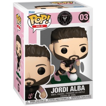 Funko Pop! MLS: Inter Miami - Jordi Alba (Away) N.03Vinyl Figure 102832 889698886161