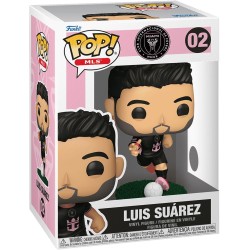 Funko Pop! MLS: Inter Miami - Luis Suarez (Away) N.02 Vinyl Figure 102834 889698886185
