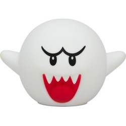 Paladone squishyglo: super mario - boo silicone light rechargeable (pp13137nn) 104507 5056577733525