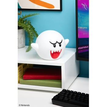 Paladone squishyglo: super mario - boo silicone light rechargeable (pp13137nn) 104507 5056577733525