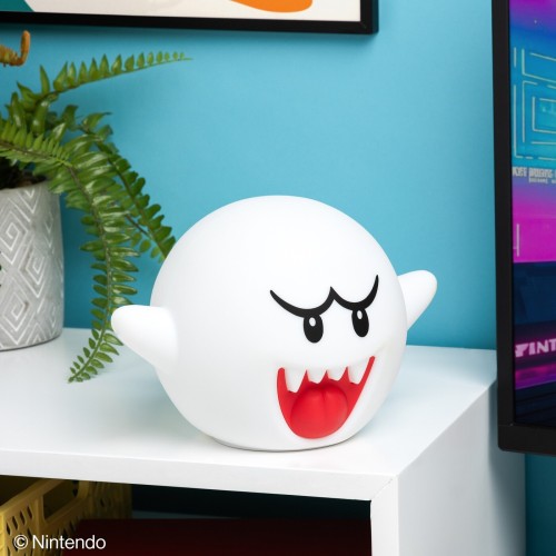 Paladone squishyglo: super mario - boo silicone light rechargeable (pp13137nn) 104507 5056577733525