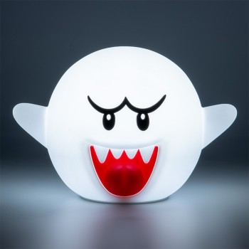 Paladone squishyglo: super mario - boo silicone light rechargeable (pp13137nn) 104507 5056577733525