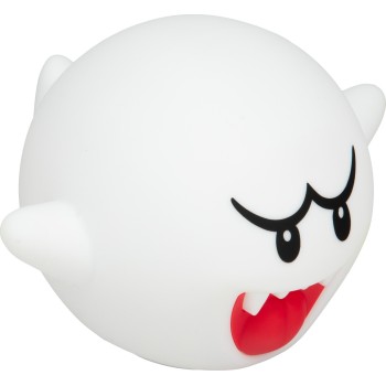 Paladone squishyglo: super mario - boo silicone light rechargeable (pp13137nn) 104507 5056577733525