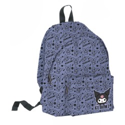graffiti Backpack Round Lilage Pattern Kuromi 252236 5202860522363