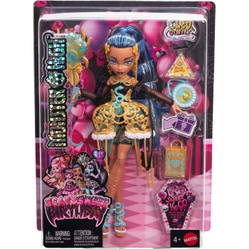 Mattel Monster High Scary Sweet Birthday Cleo De Nile Doll In Party Dress With Balloon & Gift JBG76 194735259915