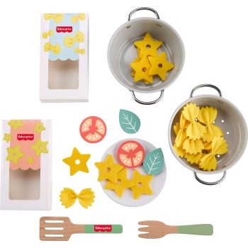 Mattel Fisher-Price Ξύλινο Σετ Ζυμαρικών JFG14 194735295852