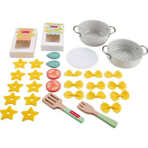 Mattel Fisher-Price Ξύλινο Σετ Ζυμαρικών JFG14 194735295852