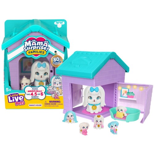 Giochi Preziosi Little Live Pets Live Pets Mama Surprise Families Σπιτάκι Με Σκυλάκια - 1 Τμχ LP306000 8056379194590