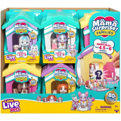 Giochi Preziosi Little Live Pets Live Pets Mama Surprise Families House With Dogs LP306000 8056379194590
